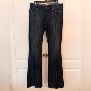 PAIGE DENIM 31 Laurel Canyon Bootcut Jeans Dark Wash